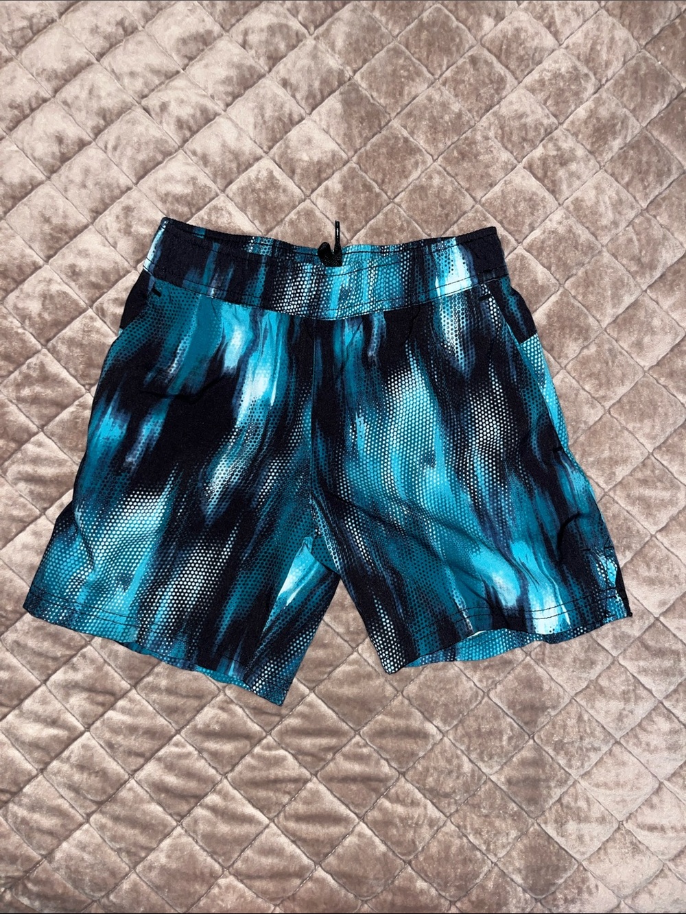 Old Navy Blue & Black Boys' Athletic Shorts